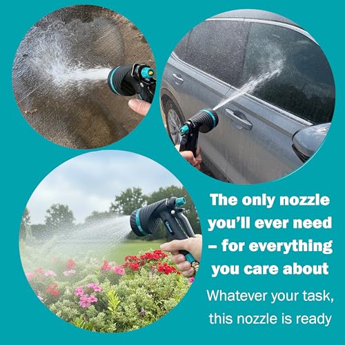 Gilmour Heavy Duty Rear Control Garden Hose Nozzle with Swivel Connect - style: Rear Control