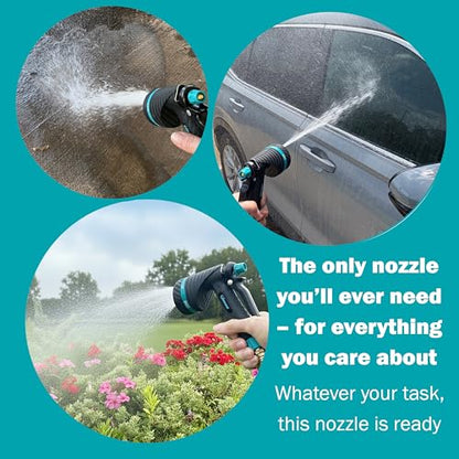Gilmour Heavy Duty Rear Control Garden Hose Nozzle with Swivel Connect - style: Rear Control