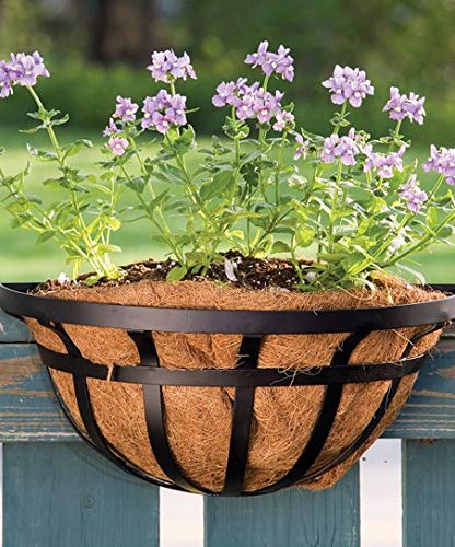 2 PCS 12" Half Circle Basket Coco Liners for Planter - size: 12 Inch
