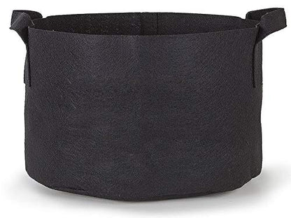247Garden 5-Pack 30 Gallon Grow Bags/Aeration Fabric Pots w/Handles (260GSM, Black, 15.5H x 24D) - color: Black, size: 30 Gallon