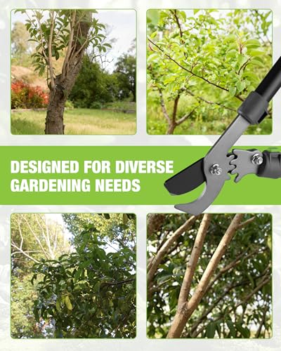 WORKPRO Bypass Lopper for Gardening, 28" Branch Cutter with Gear System - size: 1PC - 28" Lopper