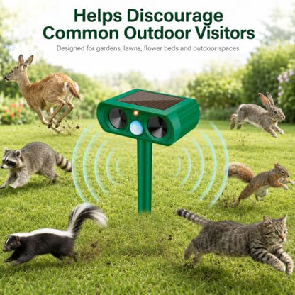 Deer Repellent Devices,2026 Cat Deterrent Outdoor with Motion Sensor 1 Pack