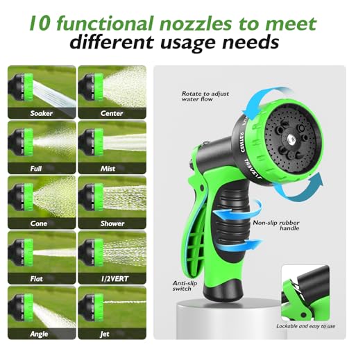 75 FT Leak-proof Stainless Steel Metal Garden Hose,Non-Expanding Water Hose - size: 75FT