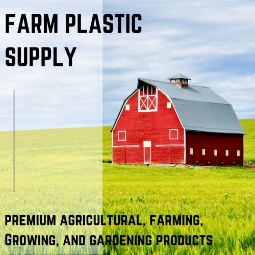 Farm Plastic Supply - 7 Gallon Fabric Grow Bags - (10 Pack) - Nonwoven Fabric Pots with Handles, Grow Bag, Plant Grow Bags, Garden Bag, for Farming, Gardening, Agriculture - size: 7 Gallon - 10 Pack