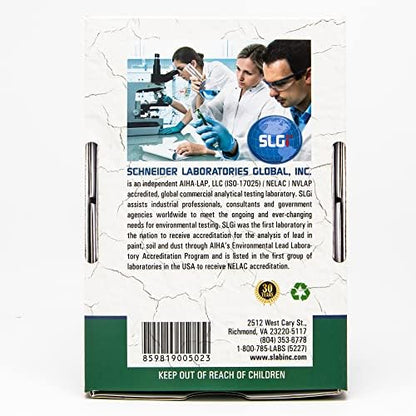 Lead Test Kit in Paint, Dust, or Soil 1PK (Same Day) Schneider Labs - size: 1 Pack Sameday