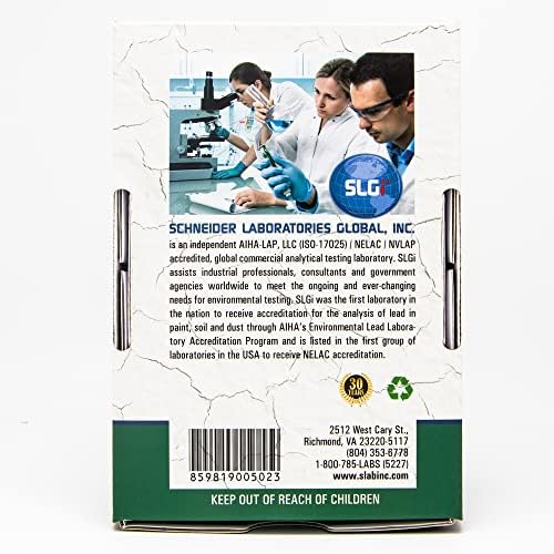 Lead Test Kit in Paint, Dust, or Soil 1PK (Same Day) Schneider Labs - size: 1 Pack Sameday