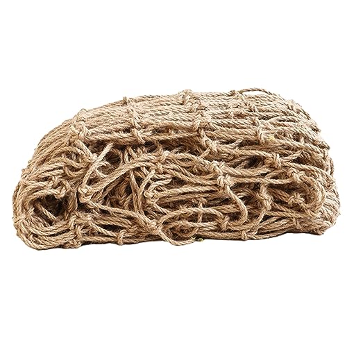 Plant Support Netting Jute Twine Trellis Outdoor Grow Party Indoor/Outdoor Ceiling Decor 3mm Mesh for Climb Plant Vegetables Vine Veggie, 1Mx5M