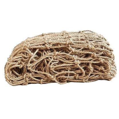 Plant Support Netting Jute Twine Trellis Outdoor Grow Party Indoor/Outdoor Ceiling Decor 3mm Mesh for Climb Plant Vegetables Vine Veggie, 1Mx5M