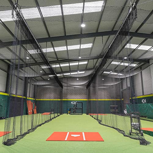 Baseball Backstop Nets | Professional Grade Sports Netting Available in 82 Sizes - 100% Weatherproof with Overlocked Edges - size: 10' x 25'