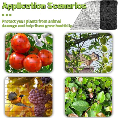 Bird Netting for Garden, Deer Fence Netting, Suitable for Protecting Vegetables and Fruit Trees, Protection Against Birds, Deer, Squirrels, and Poultry (7 * 50 Feet(2.1 * 15 Meter)) - size: 7*50 Feet(2.1*15 Meter)