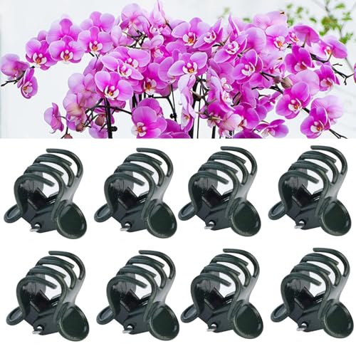 Plant Clips for Support Orchid Support Clips Flower Vine Garden Clip for Climbing Plants Orchid Clip for Supporting Stems Vine Stalks Grow Upright 30pcs