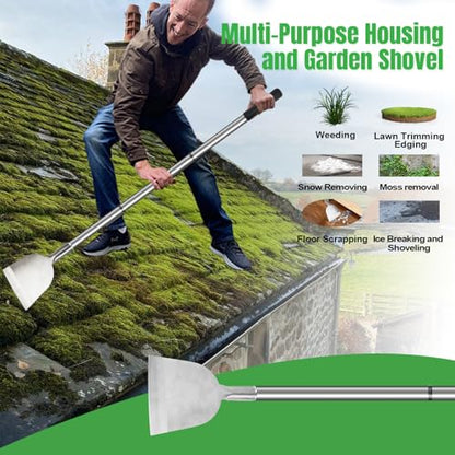 Floor Scraper Long Handle, Paint Wallpaper Garden Snow Ice Shovel