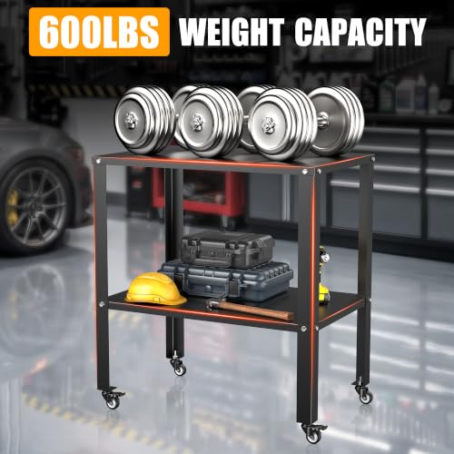 Ultrawall Welding Workbench Table, Metal Welding Cart with Wheels - size: 32"