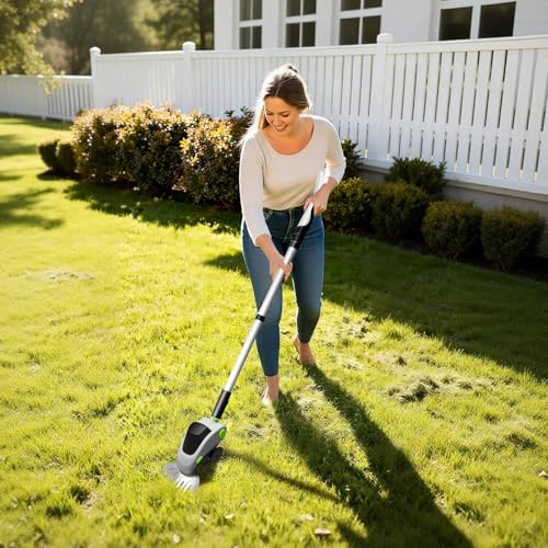 4-in-1 Pole Hedge Trimmer Cordless with 2 PCS 3.0Ah Battery