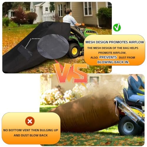 1680D Anti-Tear Lawn Tractor Leaf Bag for Riding Lawn Mower Waterproof