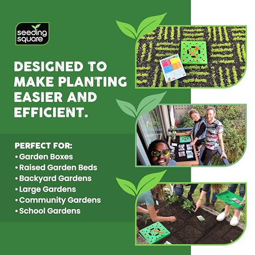 Seeding Square Planting Tool, Seed Planter for Square Foot Gardening Kit