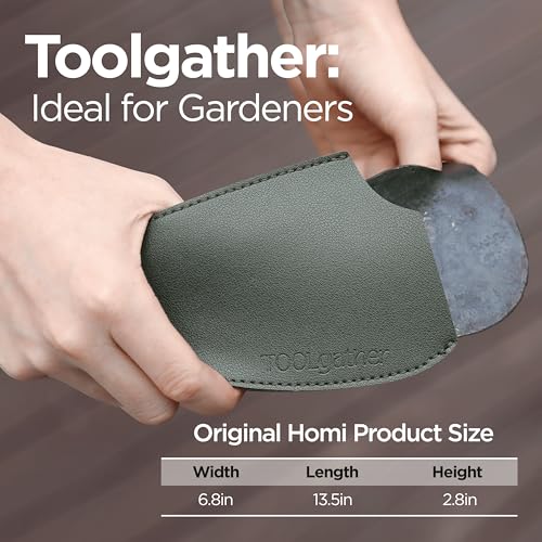 Original Homi Hand Hoe - Traditional Handmade Korean Garden Tool for Weeding Digging & Planting with Forged Steel & Chestnut and Acacia Wood Handle