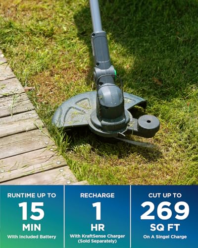 12 Inch 20V Brushless Cordless 2-in-1 String Trimmer & Edger