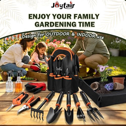 Joyfair Gardening Tools, 12 Pcs Garden Tool Set for Planting & Weeding