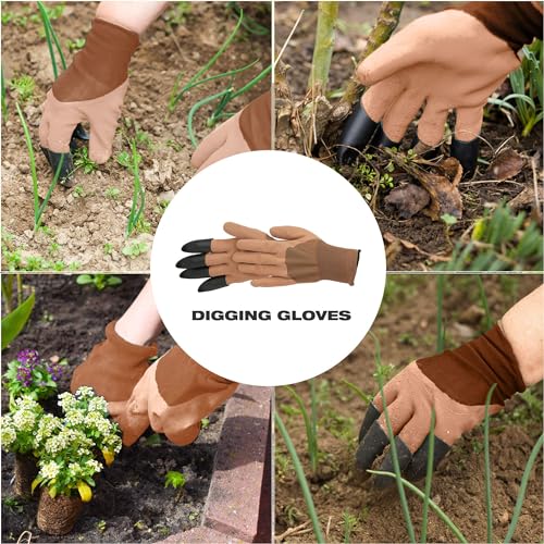 Garden Kneeler and Seat, Garden Folding Bench with Tool Pocket, Garden Gloves and Soft EVA Kneeling Pad
