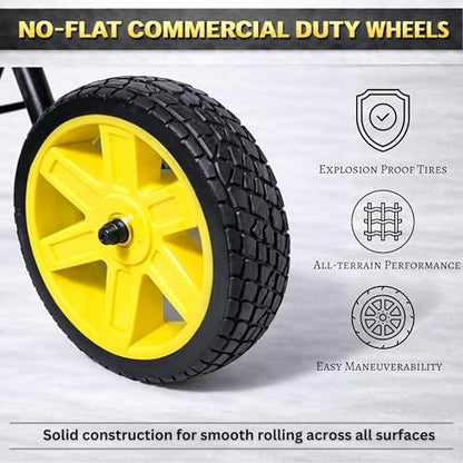 2-Wheel Garden Hose Reel Cart, Residential Duty Hose Reel,175ft Capacity - size: 175ft Residential Duty Hose Capacity