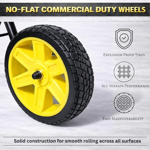 2-Wheel Garden Hose Reel Cart, Residential Duty Hose Reel,175ft Capacity - size: 175ft Residential Duty Hose Capacity