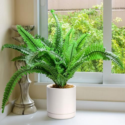 D'vine Dev 8.2 Inch Ceramic Planter Pot, Oatmeal, 94-O-D-8 - color: Oatmeal, size: Medium