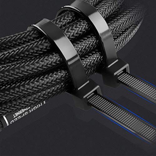 100Pcs 8Inch Heavy Duty Industrial Reusable Cable Wrap Ties - size: Reusable 8Inch 100Pcs