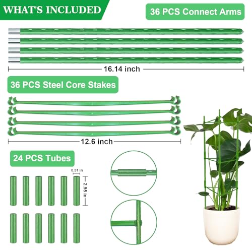 Moirsunt 4Pack Tomato Cage for Garden, 50.2Inch Plant Support Garden Stakes - size: 4Pack 50.2 Inch