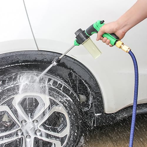 High Pressure Long Rod Car Wash Water Sprinkler Household Car Wash Tool Metal Extension Rod Gardening Hand Tool Extendable Garden Irrigation Wand - color: Blue