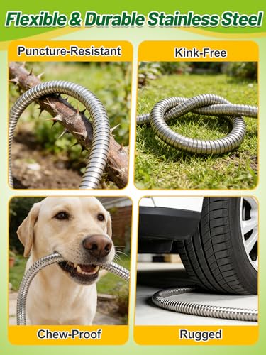 3ft Female to Female Short Garden Hose with Brass Fittings - size: 3ft