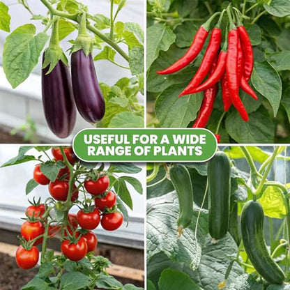 3 Pack 48" Tomato Cages for Garden - Large Tomato Plant Support Trellis - size: 3 Pack, 48 Inches