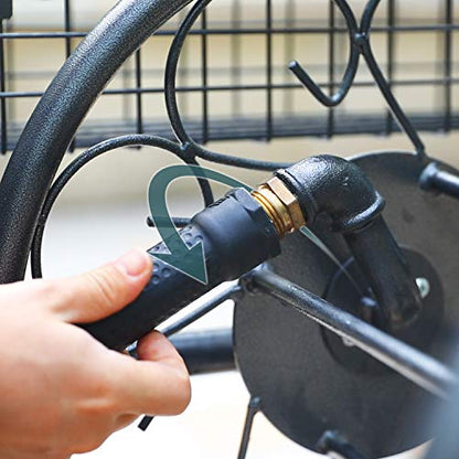 Worth 3/4 in. x 5 ft Green Leader PVC Garden Hose, Male to Female Fittings - color: Green, size: 3/4" x 5 ft' (5feet)
