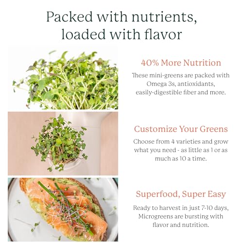 Gardyn Complete Microgreens Growing Kit - Indoor Herb Garden - size: MICROGREENS KIT