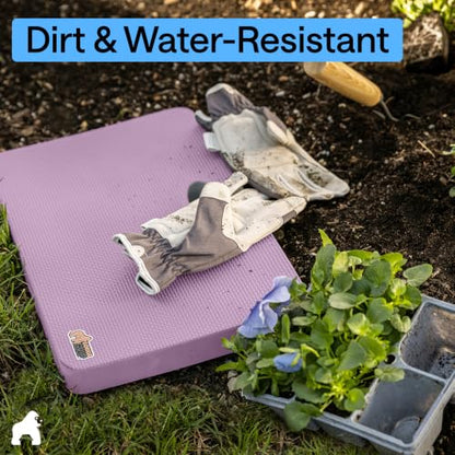 GORILLA GRIP® Extra Thick Foam Kneeling Pad for Gardening, 17.5x11 Purple - color: Purple