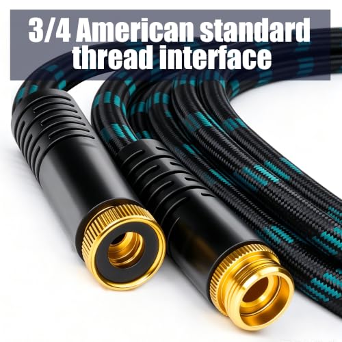 Garden Hose 25FT Lightweight Kink-Free Thick Grip Outdoor - color: Blue