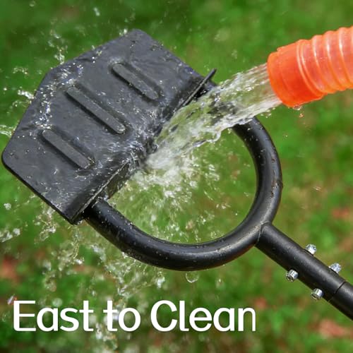 Edger Lawn Tool, 41-inch Long Handle Manual Lawn Edgers with T-Grip, Sharp V Shaped Half Moon Hand Lawn Edging Tool for Effortless Landscaping Sidewal