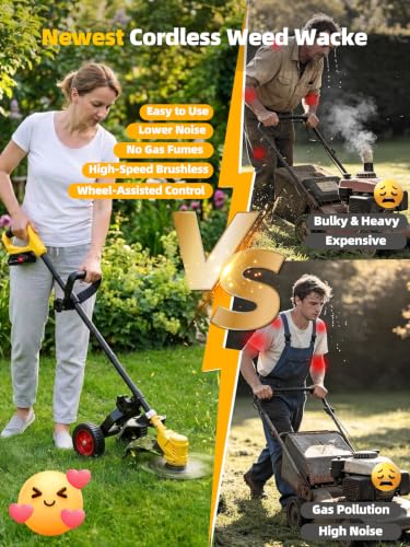 12-Inch Cordless Weed Wacker and Lawn Edger