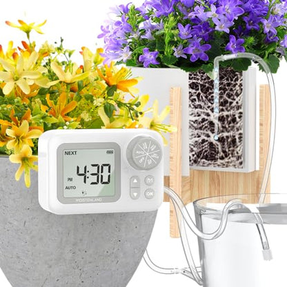 Moistenland Automatic Plant Waterer, Indoor Plant Watering System