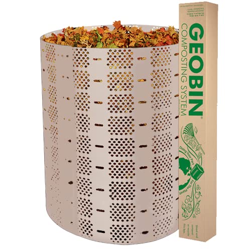 Geobin Compost Bin - 246 Gallon, Expandable, Easy Assembly, Made in The USA (Tan) - color: Tan