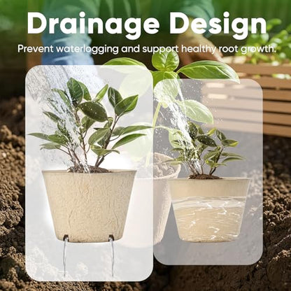 60 Pack 4 Inch Seed Starter Peat Pots with Plant Labels