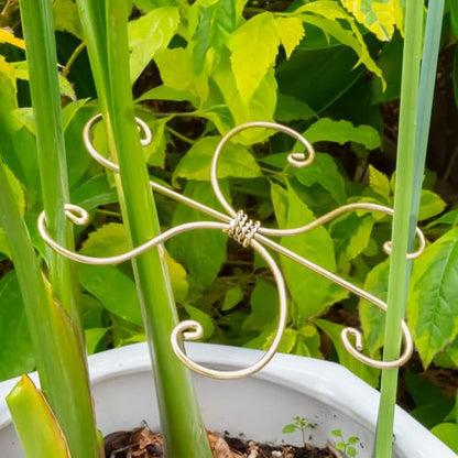 5PCS Monstera Plant Stem Support Stakes - 5.5 in Metal Supports - size: 5.5 x 5.5 inches