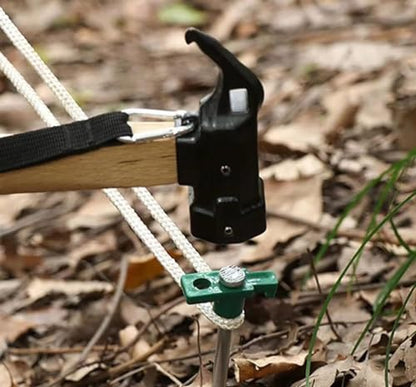 Cheardia 10 Pack Tent Stakes Heavy Duty, 9.75 Inch Yard Stakes Non-Rust Metal Tent Pegs Ground Stakes Tent Spikes for Camping Patio, Garden, Canopies, Grassland, Outdoor, Green - color: Green 10pcs