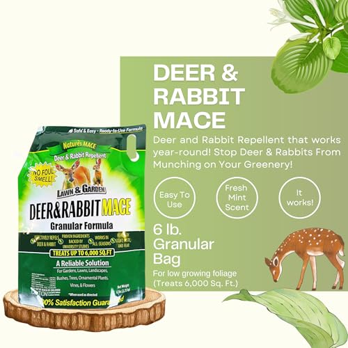Nature's MACE Deer Repellent 6 lb Granules - size: 6 Pound (Pack of 1)