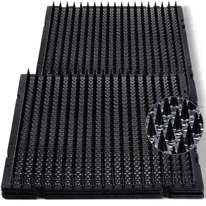 Nuanchu 16 Pack Cat Mat with Spikes, Pet Deterrent Outdoor, Black - color: Black