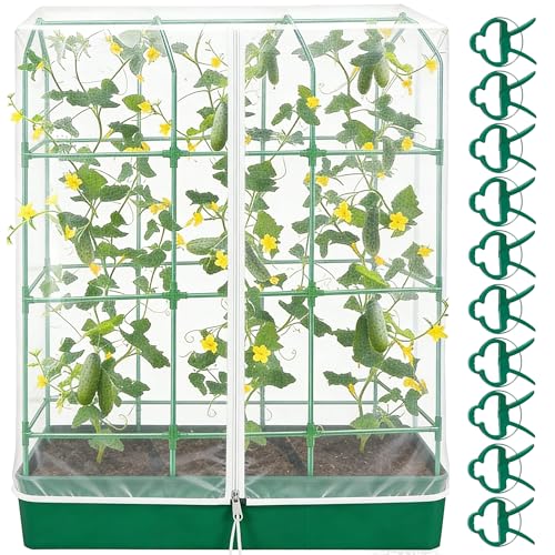 52" x 18'' x 66'' Garden Bird Netting Plant Cover for Cucumber Trellis