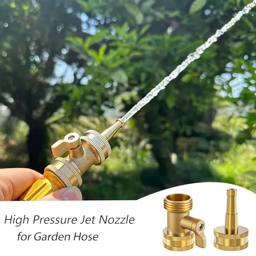 Heavy Duty Brass Hose Nozzle 3-Piece Set