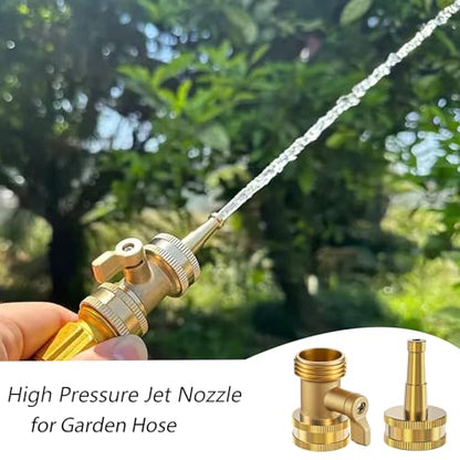 Heavy Duty Brass Hose Nozzle 3-Piece Set