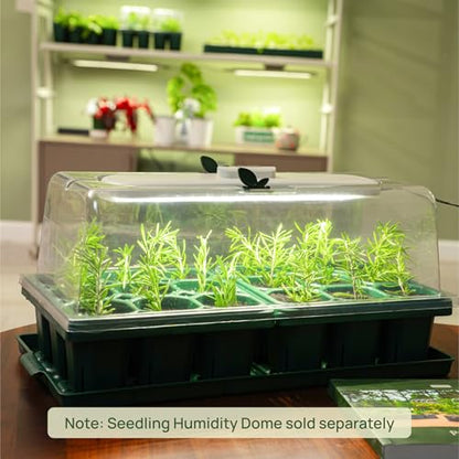 Vego garden Giga Seedling Trays - 16 Pack, 9-Cell UV-Resistant Reusable Starter Trays for Greenhouse/Garden (No Lids) - size: 16 Packs, style: 9 Cells Giga Size