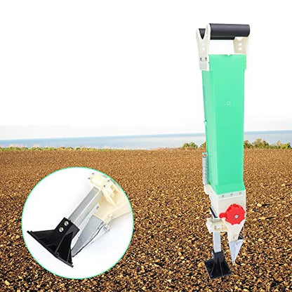 Household Seeding Machine Adjustable Corn Peanut Seeder Manual Handheld Garden Home Seeder Seed Fertilizer Spreader (US Stock)